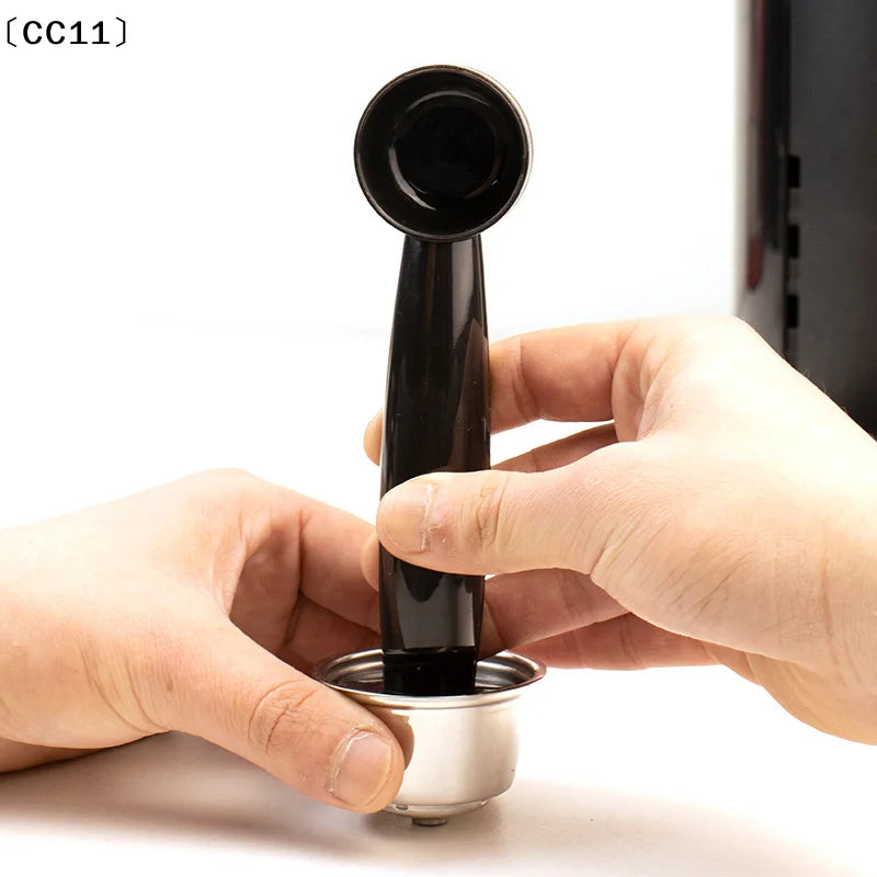 Coffee Spoon Standard Measuring Dual-use Bean Scoop Powder Press Qme
