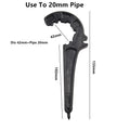 PE Pipe Fitting Wrench PE Pipe Fast Connecting Fittings PVC Pipe Valve Lock Nut Wrench Wrench Irrigation Tubing Repair Tools Qme 20mm