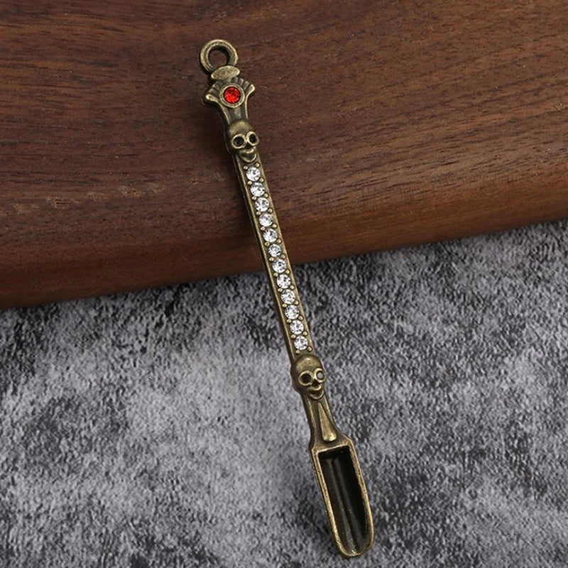Metal Small Spoon Mini Shovel Powder Medecine Measurement Cigarette Qme