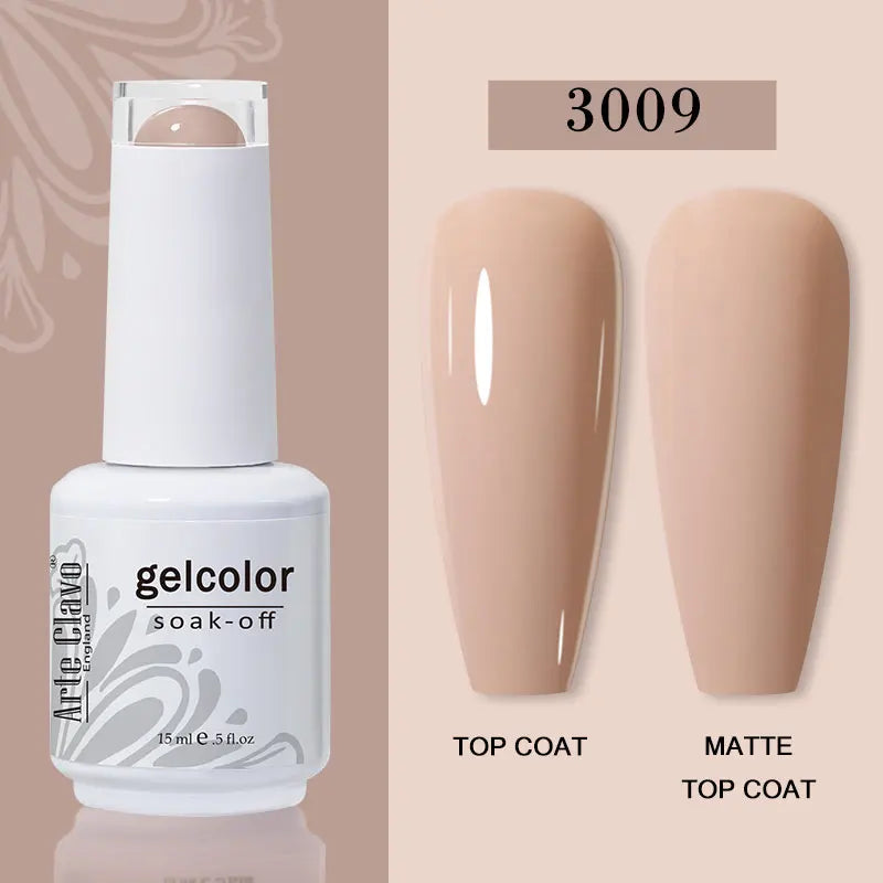 Arte Clavo Transparent Nude Pink Jelly Gel Nail Polish Semi Permanent