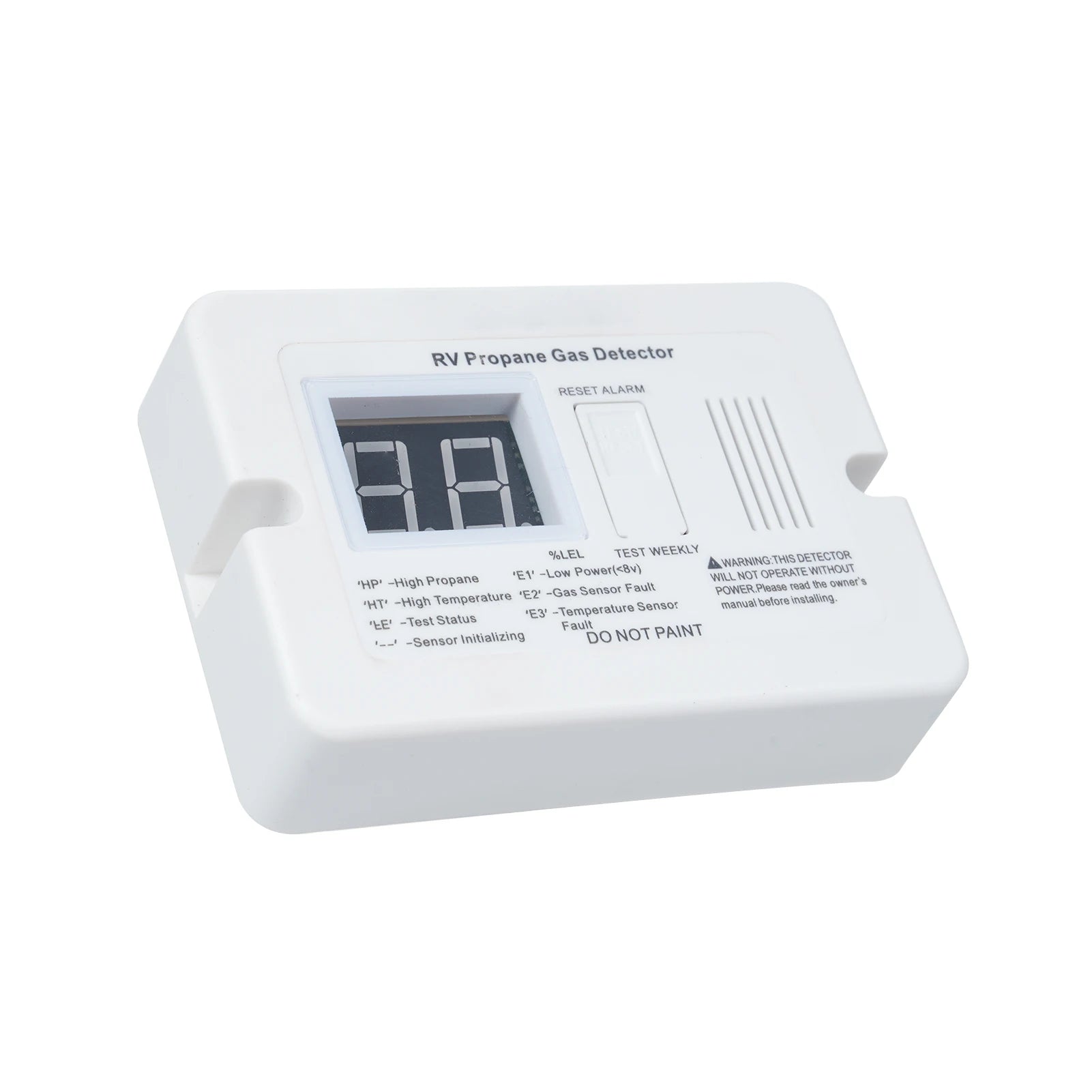 Rv Propane Gas Detector Gas Alarm 85db Alarm Sound Dc 12v Suitable For Rv Trailer Qme