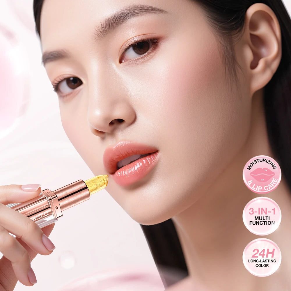 O TWO Changing Lipstick Lip Blam Transferproof Long Lasting Qme