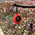 1 Bushcraft Compass Carabiner Hook Life Silicone Camping Pocket Qme 1pcs Red