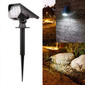 Solar Spotlights, Outdoor Waterproof Floor Mounted Lawn Lights, Outdoor Courtyard Lights, Garden Dual-Use Lighting Qme White Light
