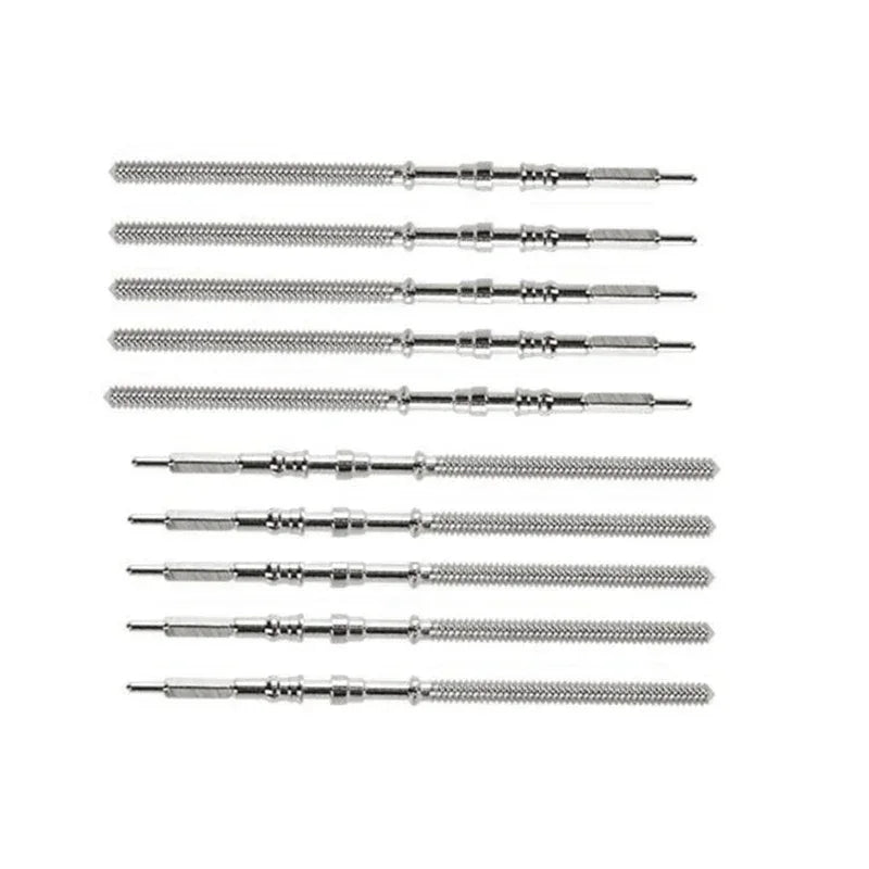 10Pcs 5Pcs Movement Watch Steel Stem Crown Kit Watch Of Parts NH35 NH36 NH38 NH39 Movement Watch Stem Spare Parts Qme 10pcs