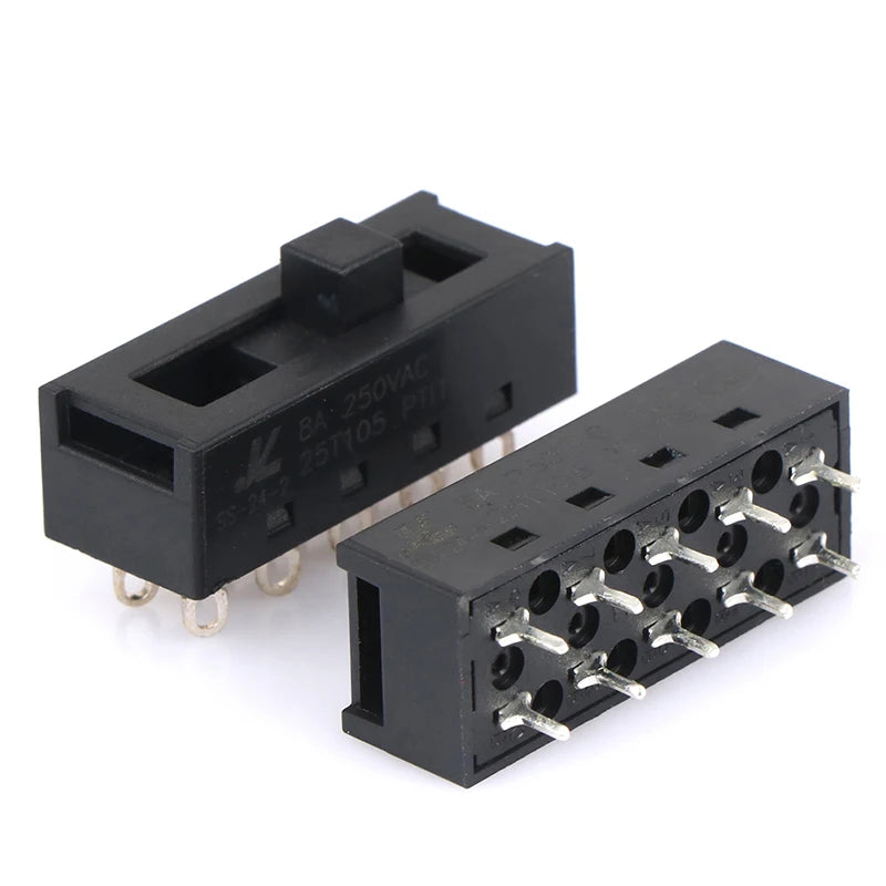 1Pc 8A 250VAC 4 Positions 10 Pins Hot And Cold Air Cylinder Toggle Switch For Hair Dryer Connector Hair Salon Accessories. Qme