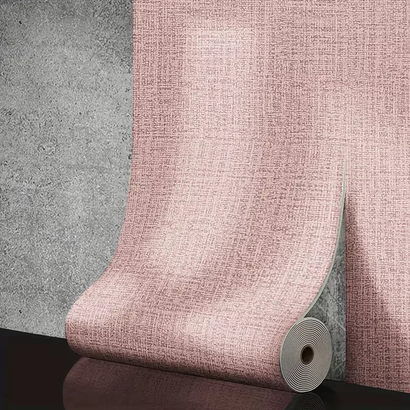 Decorative Waterproof Mildew Proof PVC Thickened 3D Linen Foam Qme B 1pcs 50cmX20m