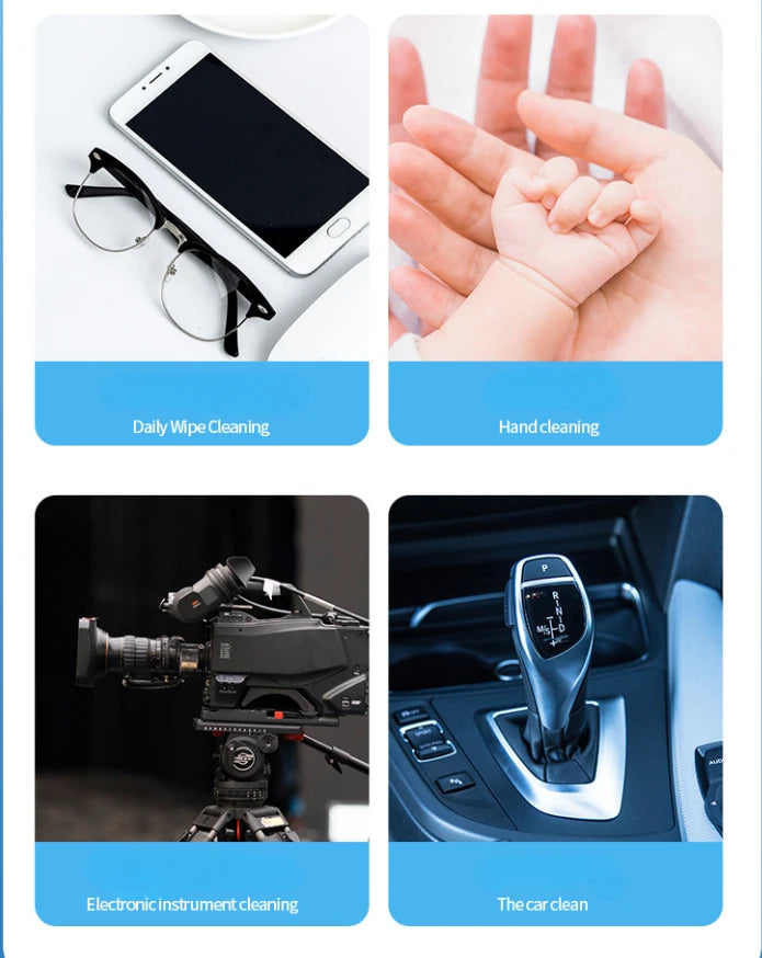 Disposable disinfection car interior cleaning wound treatment essential for home, 75% alcohol disinfection cotton paper Qme