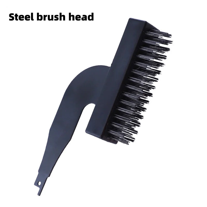 Electric Wire Cleaning Drill Brush Derusting Polishing Tools Horse Knife Saw Reciprocating Saw Brush Head Clean Tool Accessories Qme 1 steel brush head