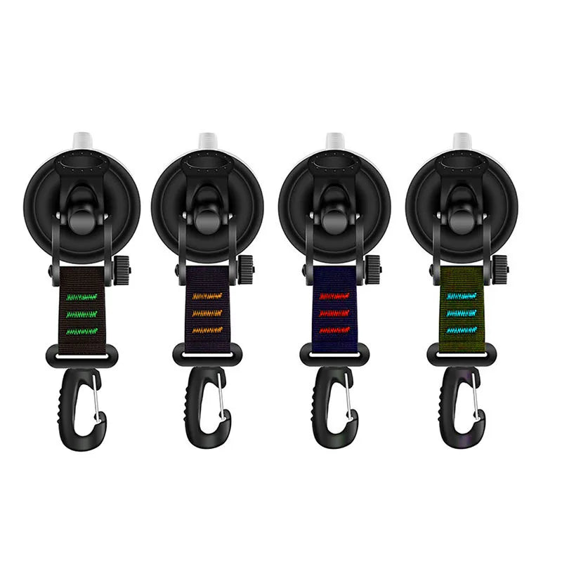4Pcs Suction Cup Anchor Securing Hook Tie Down Camping Tarp As Car Side Awning Pool Tarps Tents Securing Hook Universal Travel Qme