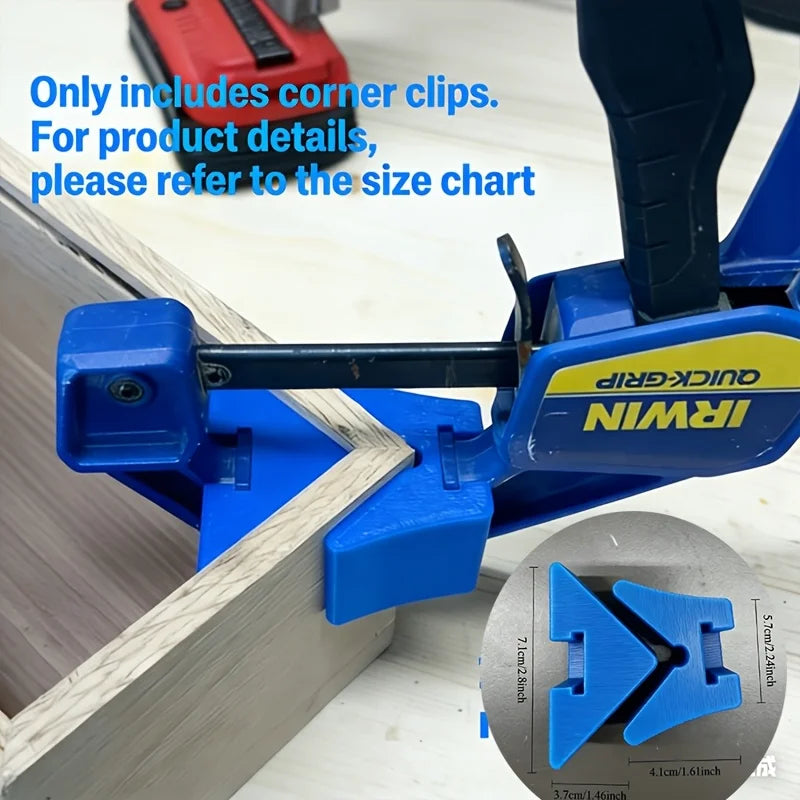 Quick Clamp Angle Adapter Engineered to Work with 2026 Series Quick Clamps, Providing Angled Grip for Woodworking And Projects Qme