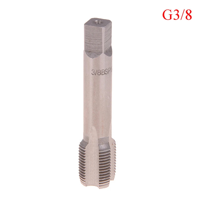 G1/8 1/4 3/8 1/2 3/4 HSS Taper Pipe Tap BSP Metal Screw Thread Cutting Tool Qme G38