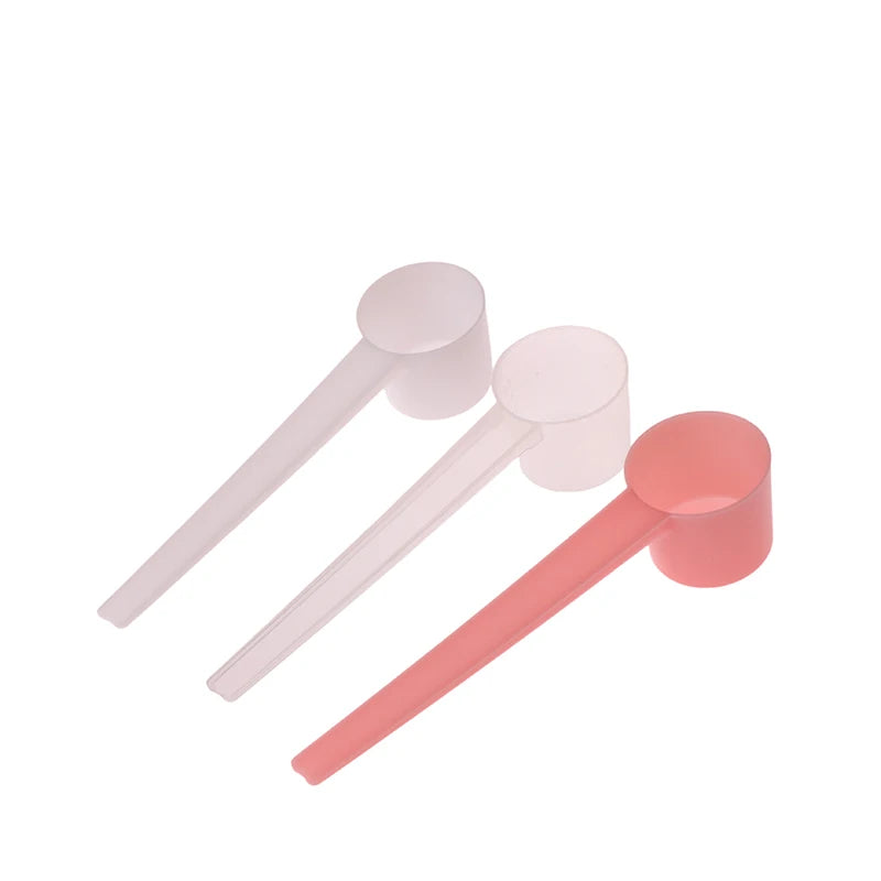 10Pcs 5g Measuring Spoons Coffee Protein Milk Powder Scoop Home Kitchen Gadgets DIY Plastic Measuring Spoon Qme
