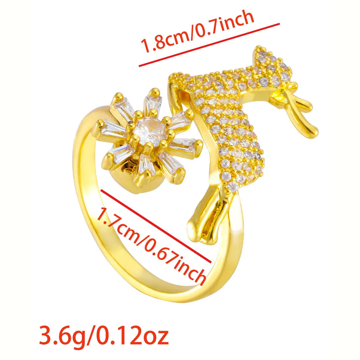 Luxury Rotating Anxiety Animal Rings for Women Spinner Fidgets Cute Flower Heart Dragonfly Anti Stress Ring Wedding Jewelry Qme 6 resizable