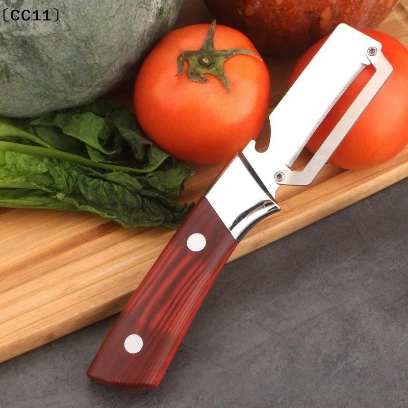 Durable Smooth Multi Functional Vegetable Peeler Ergonomic Handle Qme