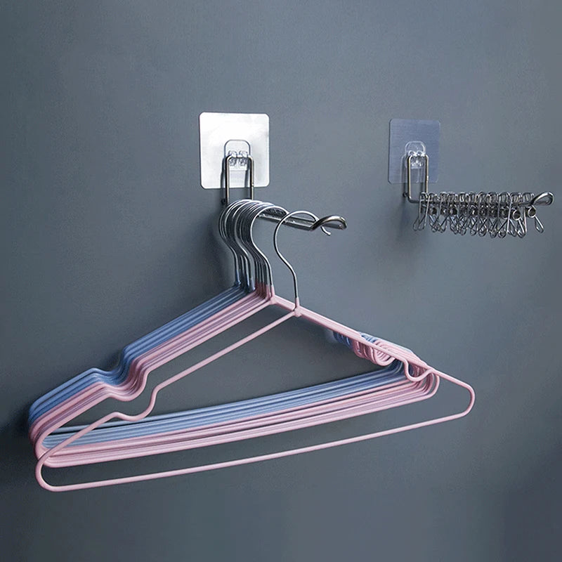 Rack Windproof Anti-slip Organizer Versatile Wall-mounted Hanger Qme
