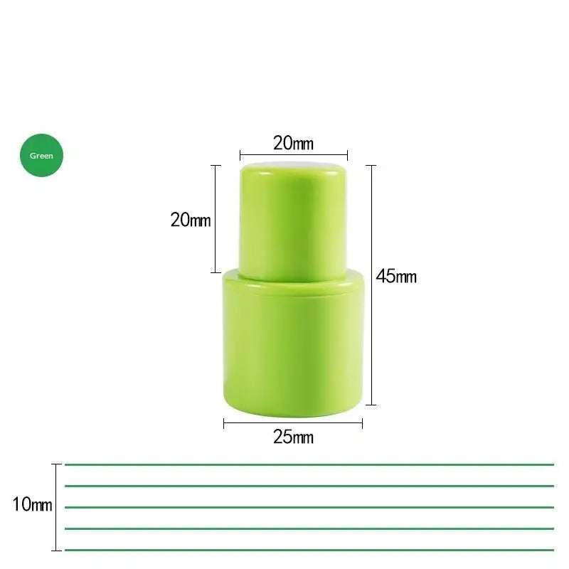 Music Staff Rolling Ink Stamp 5 Line Uniform Pattern Professional Qme Green