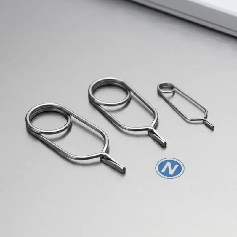 Stainless Steel Hackle Pliers Fly Tying Tool Clips Feather Wrapping Qme
