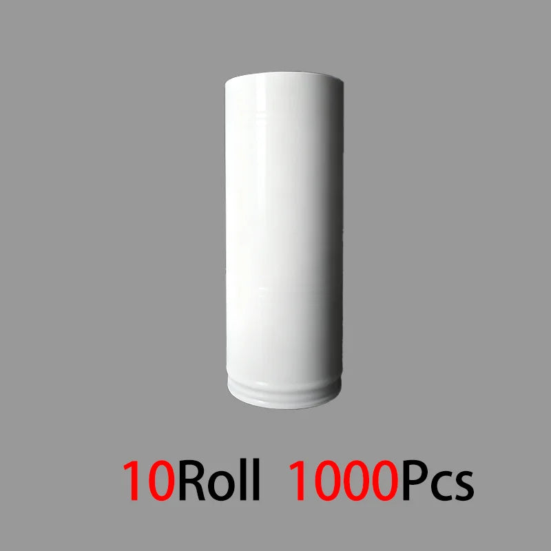 100Pcs Semi-Transparent Release Film, Anti-Stick Sheet, Silicone Oil Film, Moisture-Proof and Waterproof Isolation Pad Film Tape Qme 10rolls-white 15M 10mm