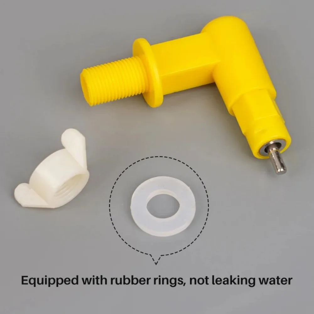 2/4/6pcs Automatic Chicken Waterer Needle Type Water Nozzle Leak-Proof Bird Feeder Poultry Waterer Farm Chicken Supplies Qme