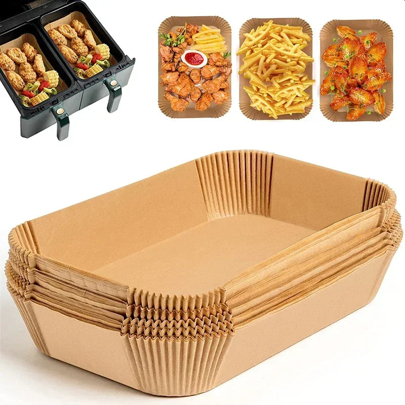 Disposable Oil-proof Waterproof Backing Paper Non-stick Airfryer Mat Qme