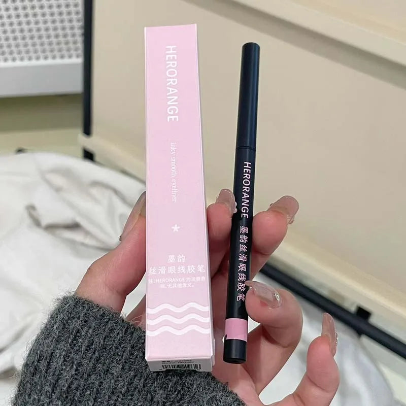 HERORANGE Silky Eyeliner Gel Pencil Smooth Ultra-fine Long-lasting Qme