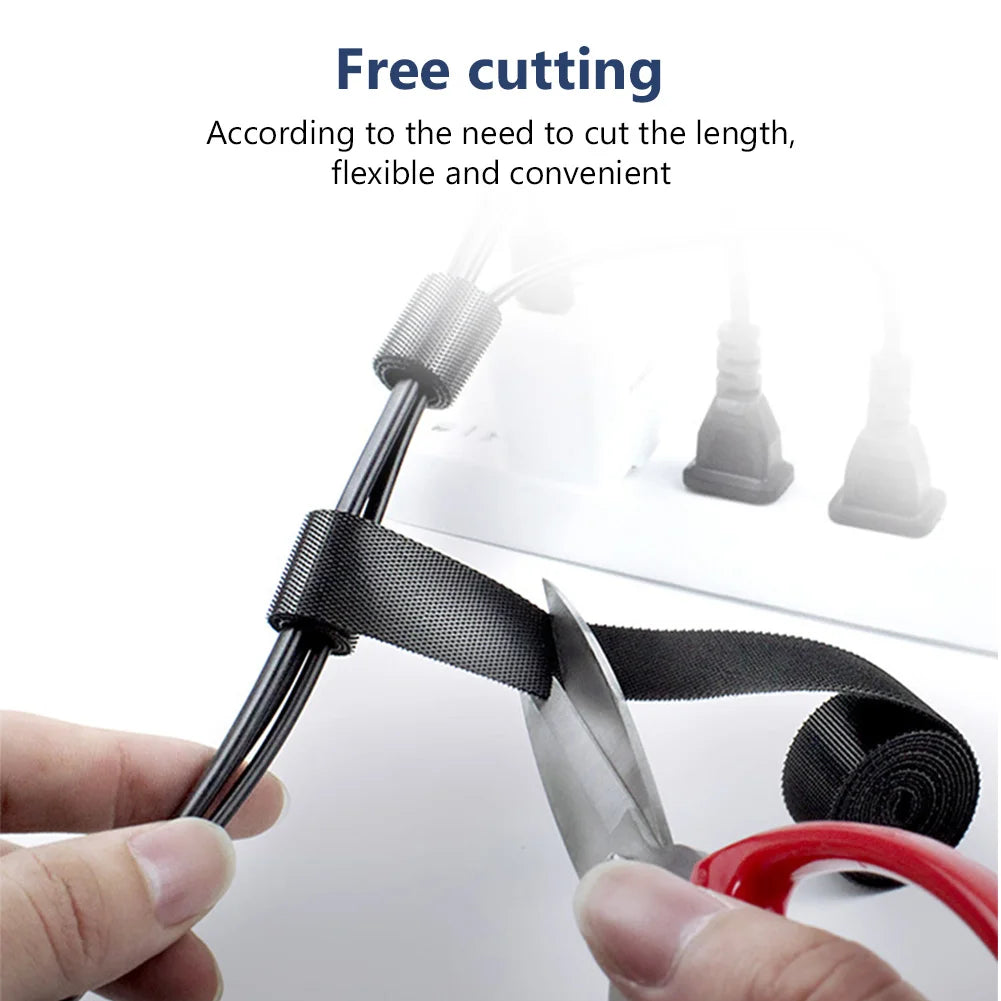 5/3/2/1/0.5m Cable Organizer USB Cable Wire Winder Clip Earphone Mouse Cables Management USB Charger Protector For Mobilephone Qme