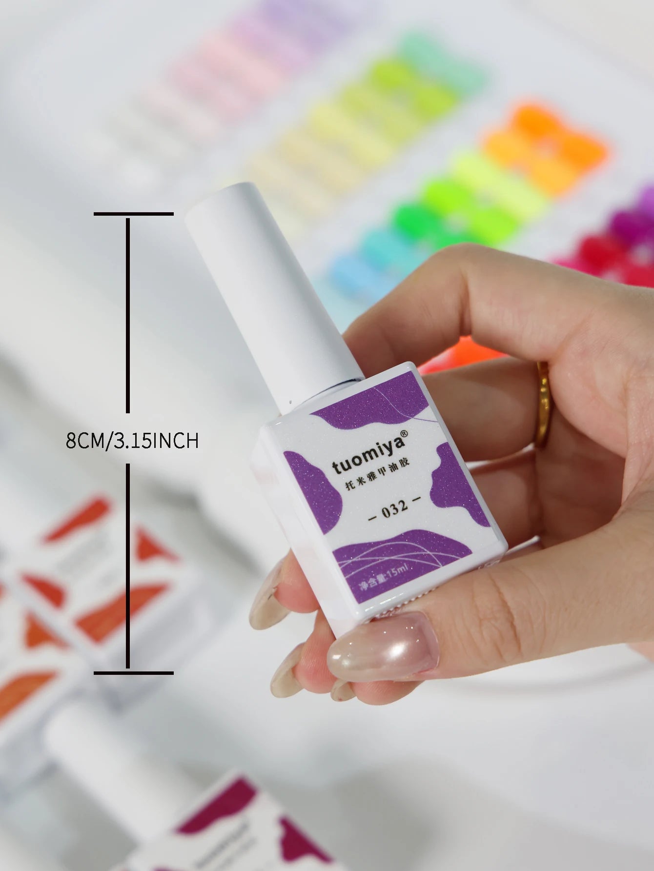 32-Color Dopamine Macaron Nail Polish Gel Chart UV DIY Art Tools Qme