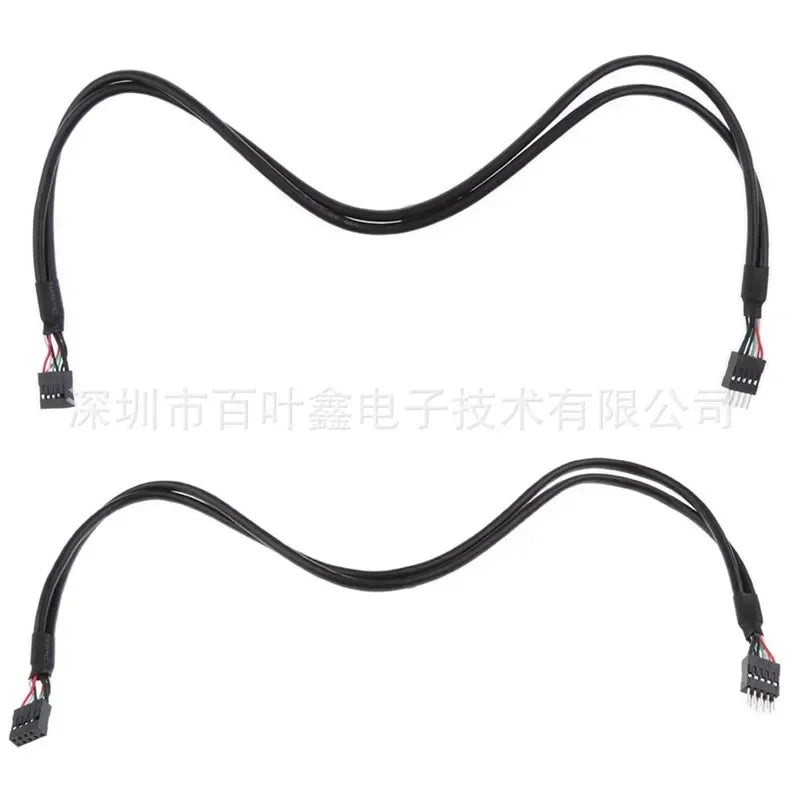 Spot SB2.0 DuPont 9PIN Extension Cord 9PIN Male To 9PIN Master USB Extension Cord Front Line Double Cable Qme