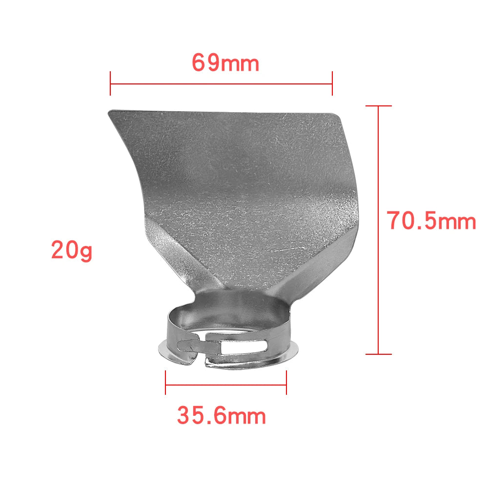 Heat Gun Nozzle Air Nozzles Building Hair Dryers Spoon Reflector Qme Silver