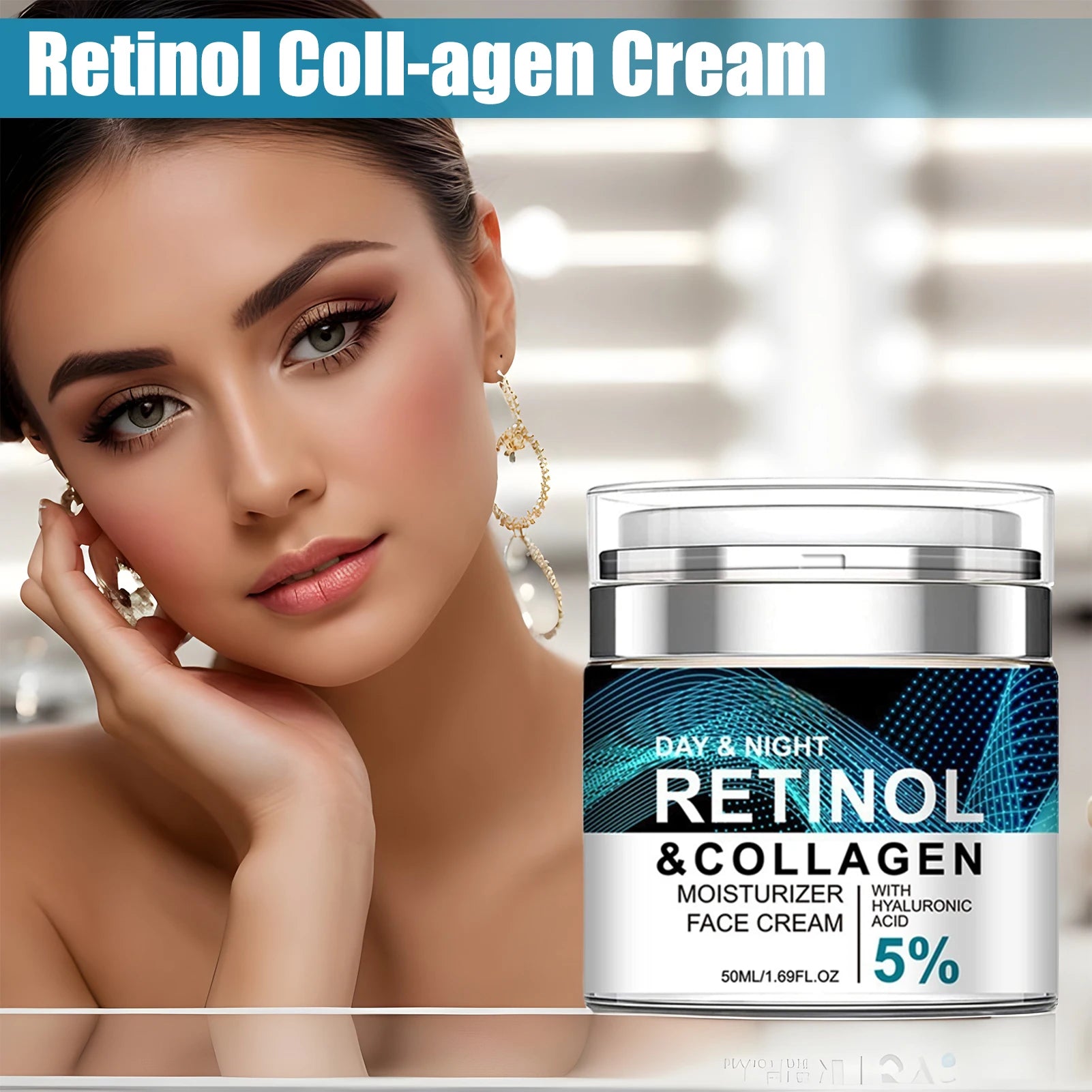 Retinol Face Cream Anti Age Firming Smoothing Rejuvenating Qme