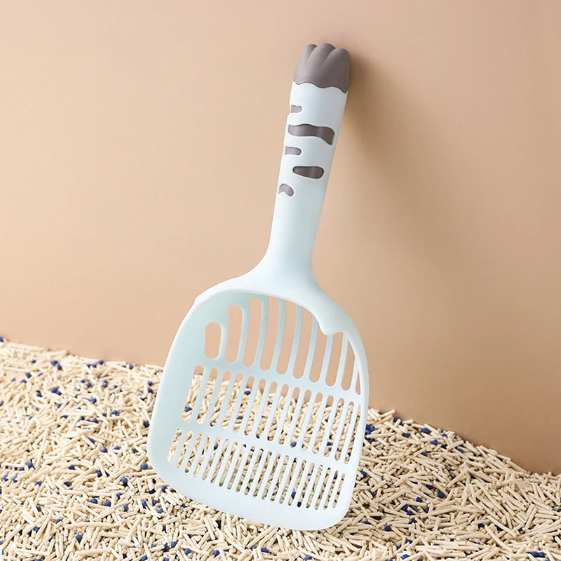 Cat Litter Scoop Plastic Cat Litter Shovel With Base Self Cleaning Cat Litter Box Shovel Kitten Toilet Clean Tools Cat Supplies Qme A3