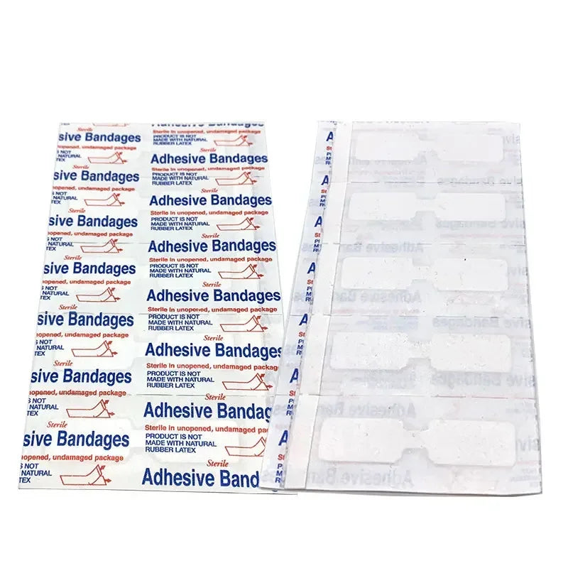Adhesive Bandages Emergency Kit Butterfly Adhesive Wound Closure Waterproof Band Aid 10PCs/Box Qme