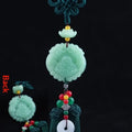 1pc Chinese Luck Car Accessory Rearview Mirror Pendant Suitable For For Asian Culture Decor & Driving Amulet Qme B6