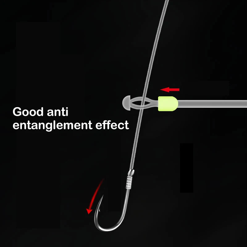 Double Fishhook Fixed Distance Splitter Fishline Separator Connector Qme