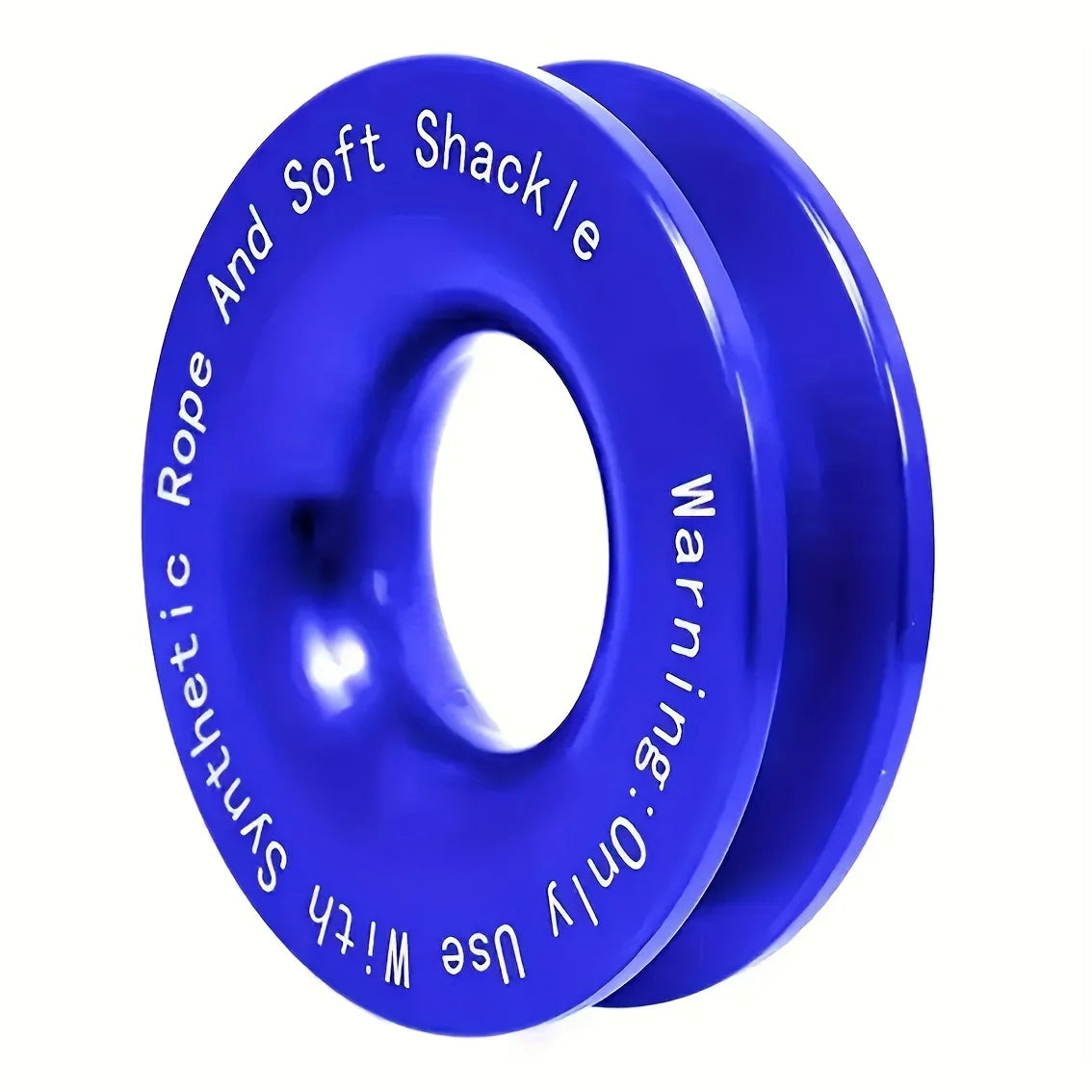 45000lbs Aluminum Recovery Ring Set Rugged Shackles Off-road Trailer Accessories, for ATV UTV SUV Truck Vehicle Recovery Qme blue