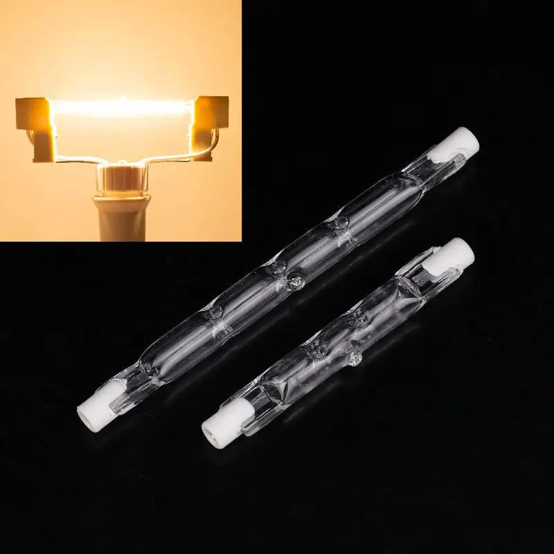 J Halogen Light Bulb 360 Beam Angle R7S Linear Ceiling Cabinet Desk Qme