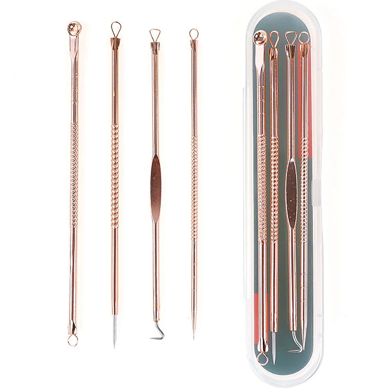Stainless Steel Acne Extractor Tool Professional Pimple Blemish Qme
