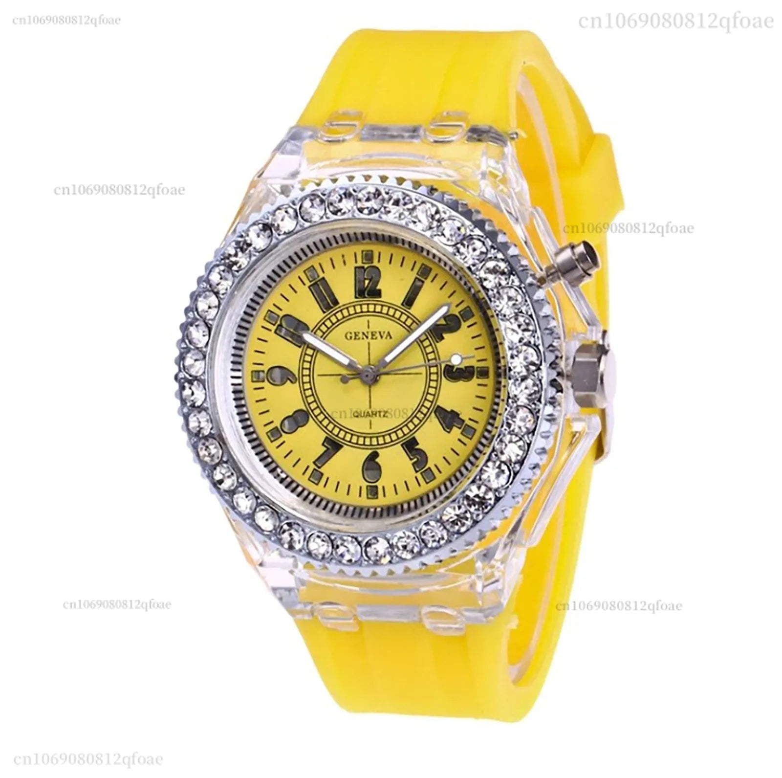2026 Luminous Colorful LED Luminous Watch for Male and Female Students, Fluorescent Quartz Hand for Male and Female Students Qme YL