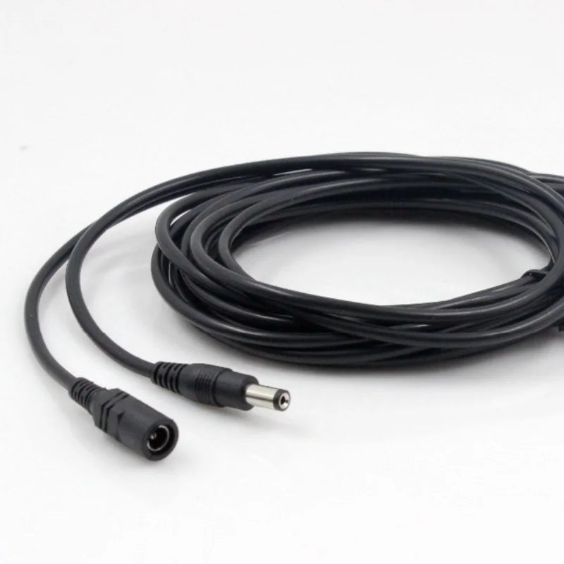 10pcs DC male and female extension cable DC5.5 * 2.1mm DC power extension cable monitoring power extension cable Qme