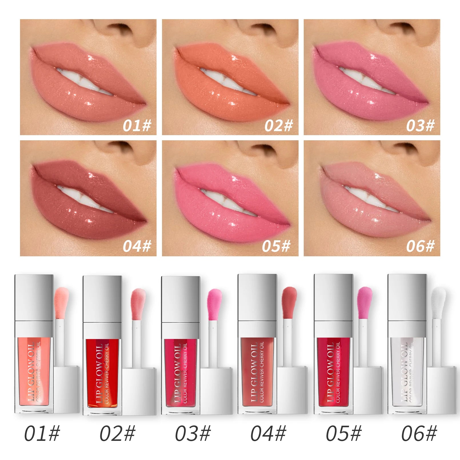 Crystal Jelly Moisturizing Lip Oil Plumping Lip Gloss Makeup Sexy Plump Lip Glow Oil Tinted Lip Plumper Qme