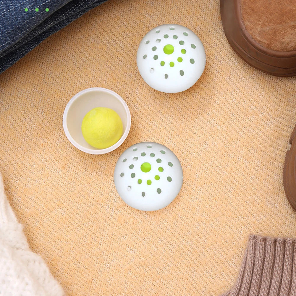 6-60PCS Shoes Deodorant Balls Jasmine Scent Fresheners Footwear Shoe Closet Toilet Deodorization Long-lasting Aromatic 3cm Qme