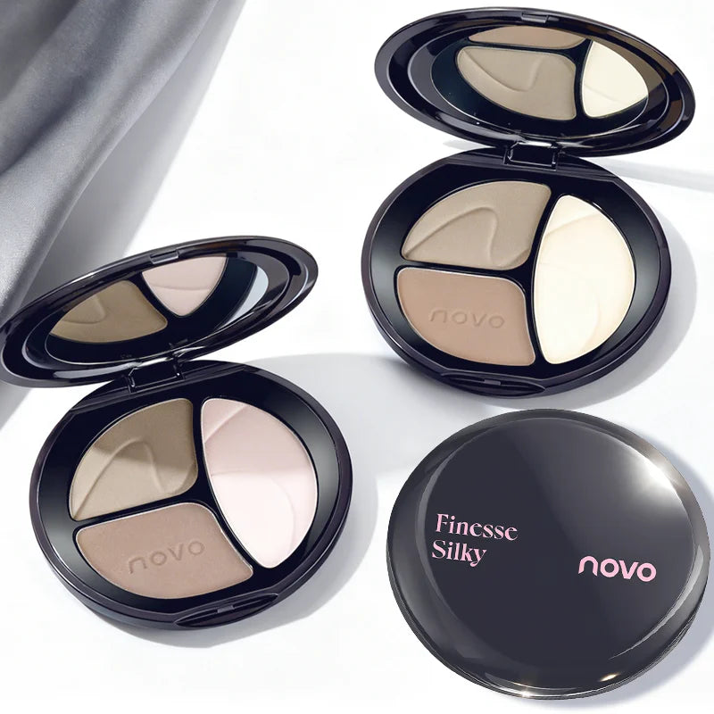 Highlighter+Under eye Highlighting Palette For 3D Eye Makeup,Matte Finish,Long Lasting,Waterproof,One-Step Aegyo-Sal,Lazy Makeup Qme