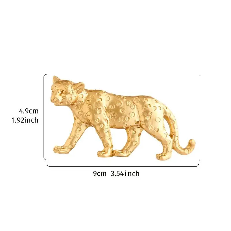 Leopard Light Switch Decoration Resin Leopard Figurine Self-Adhesive Detachable Wall Sticker Switch Ornament Home Decor Qme A1