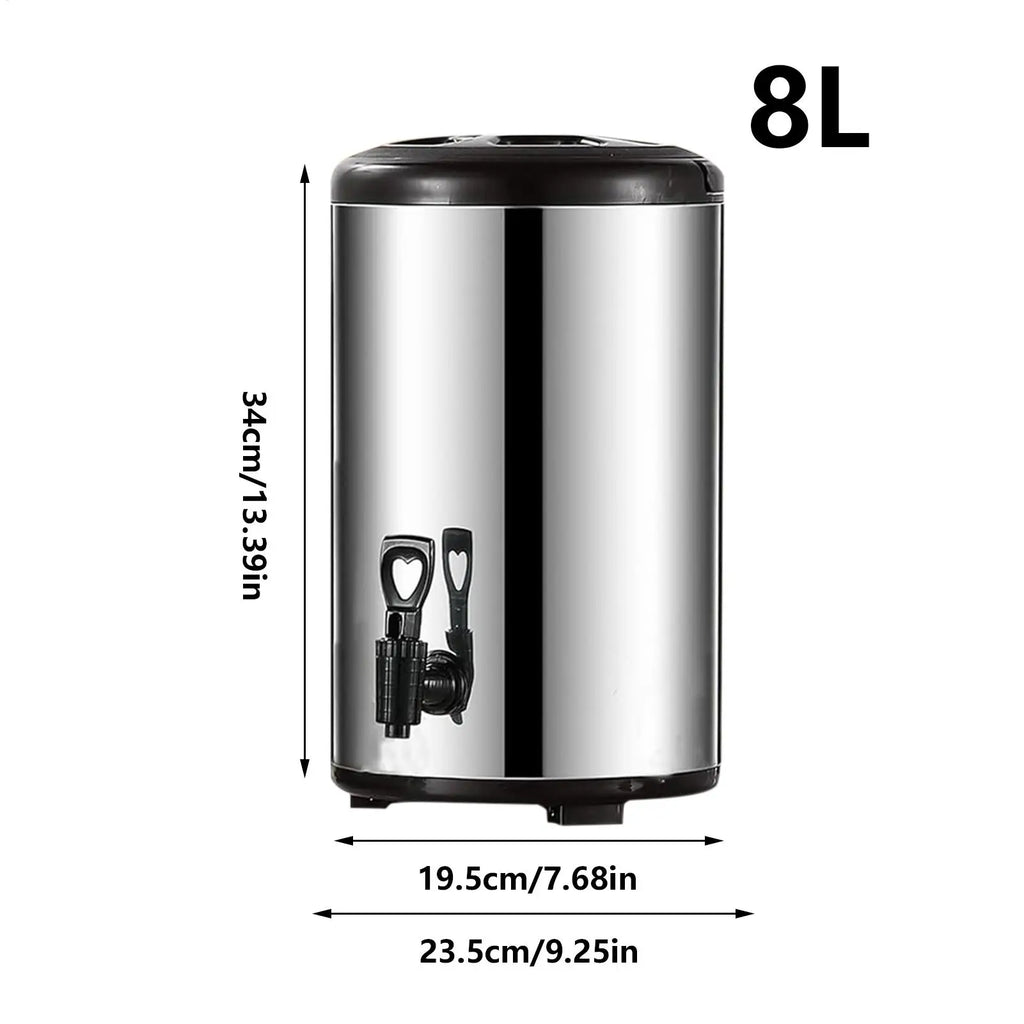 Insulated Water Dispenser Spigot Double Wall Container Large Capacity Qme