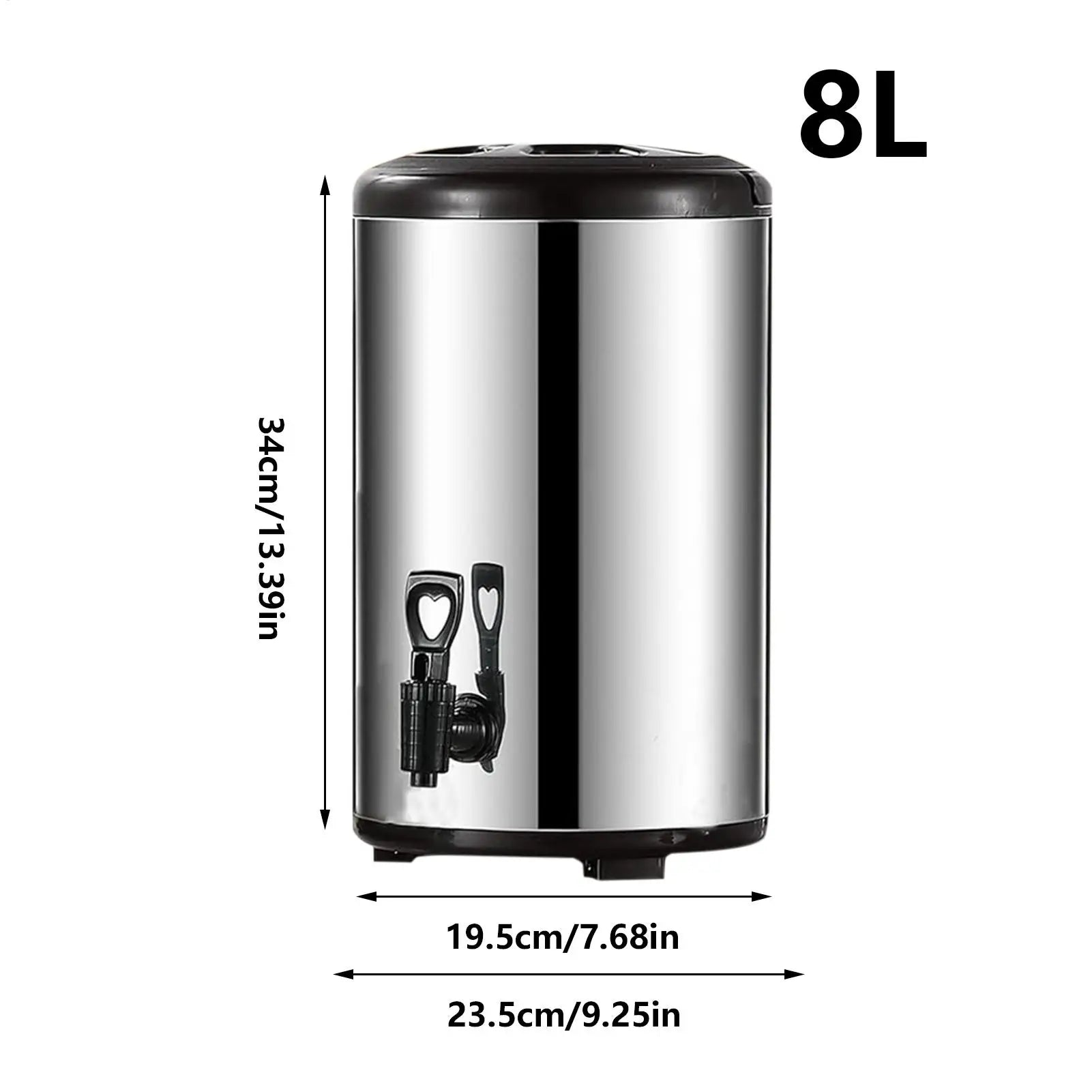 Insulated Water Dispenser Spigot Double Wall Container Large Capacity Qme