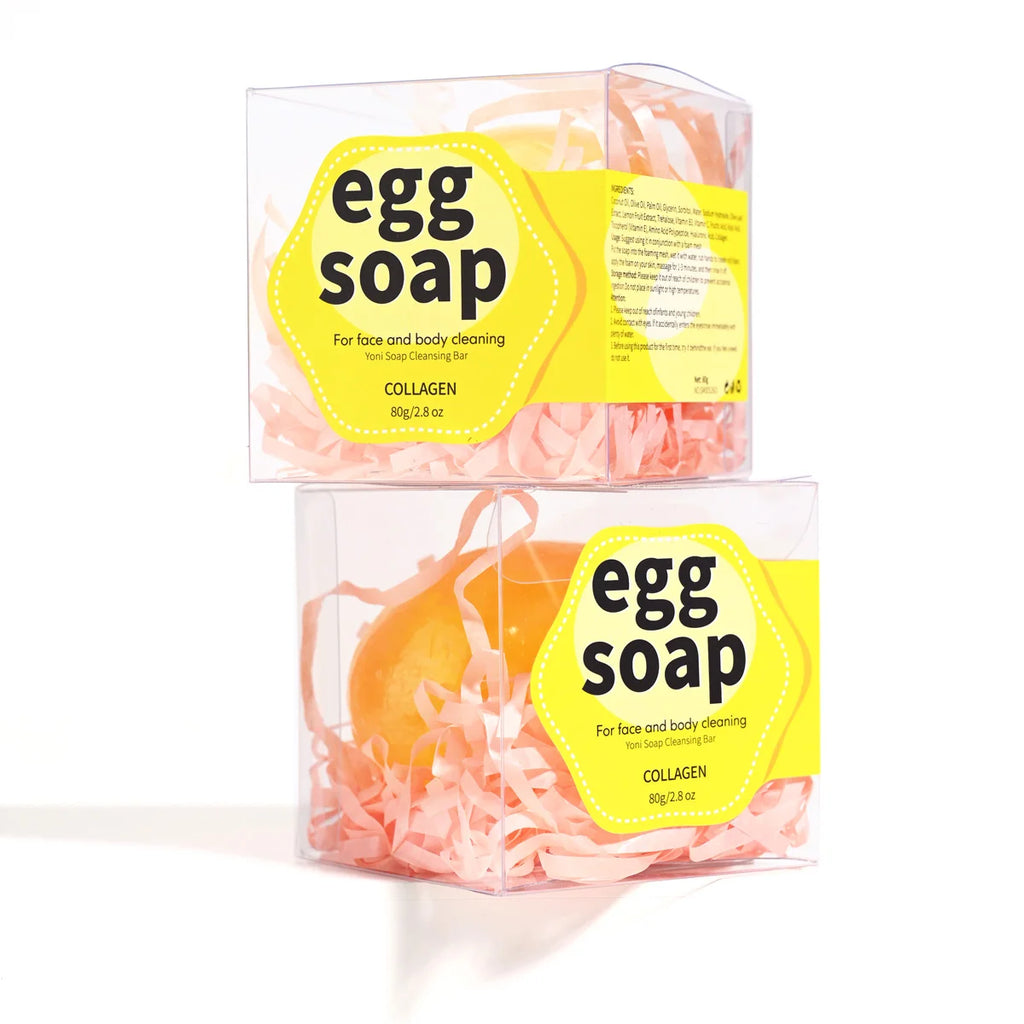 Collagen Egg Soap Women's Care Private Clean Moisturizing Oil Control Qme