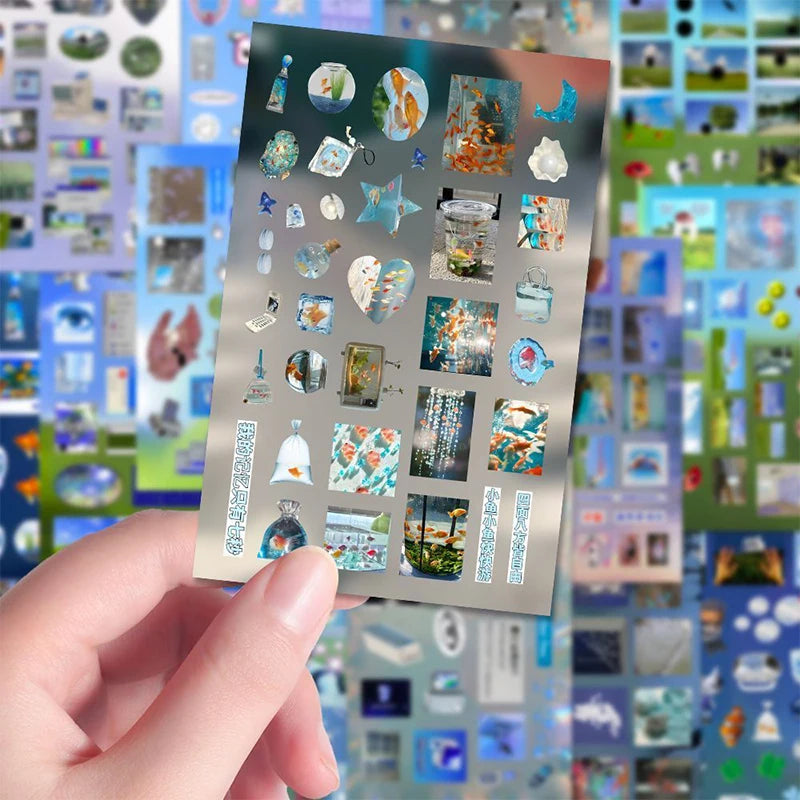 8 16 Sheets Y2k Gen Z Electronic Memories Retro Dreamcore Collages Qme