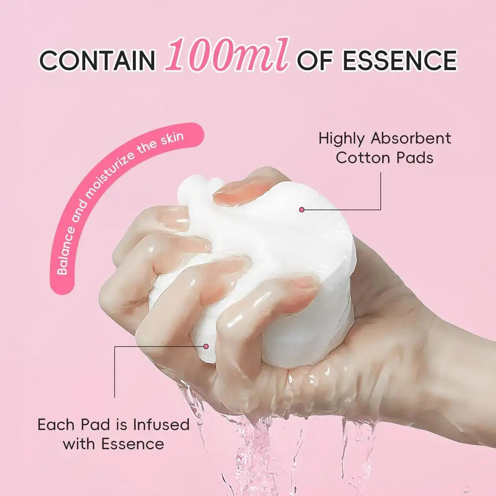 Sakura Toner Pads Soothing Hydrating Redness Relief Gentle Sensitive Qme