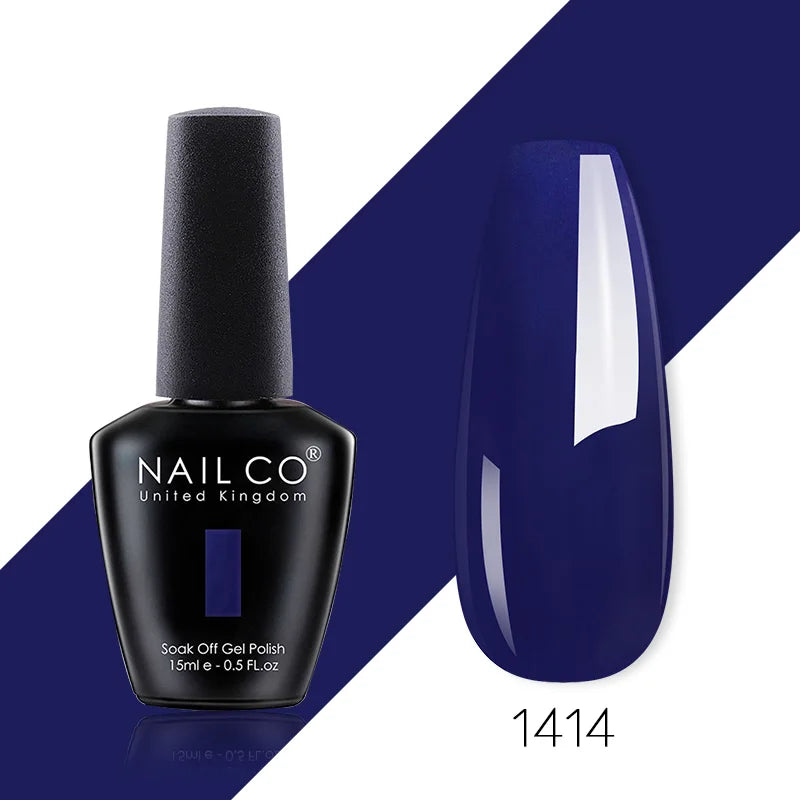 NAILCO 85 Colors Nail Gel UV LED Lacquer Manicure Varnish Hybrid Semi